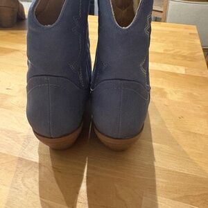 denim western boots by soda